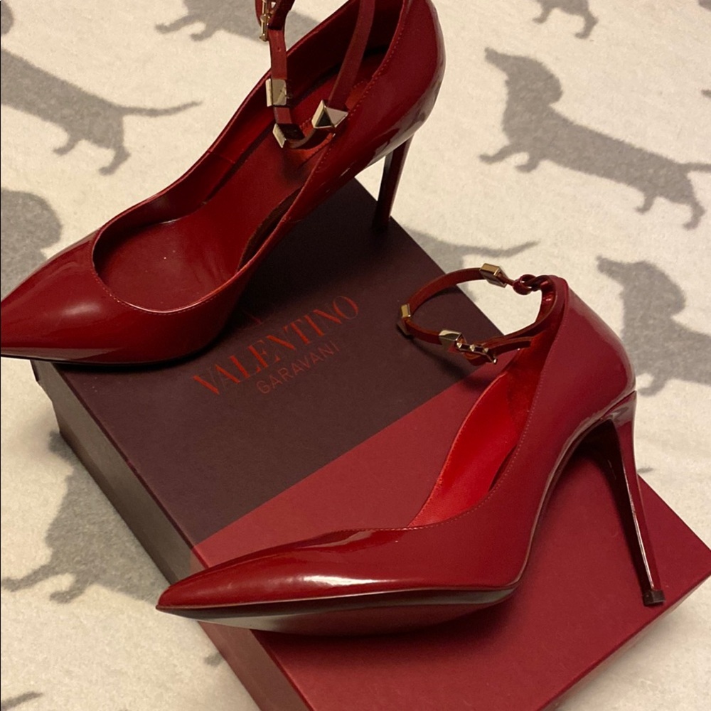 Valentino Women's Red Stiletto Heels